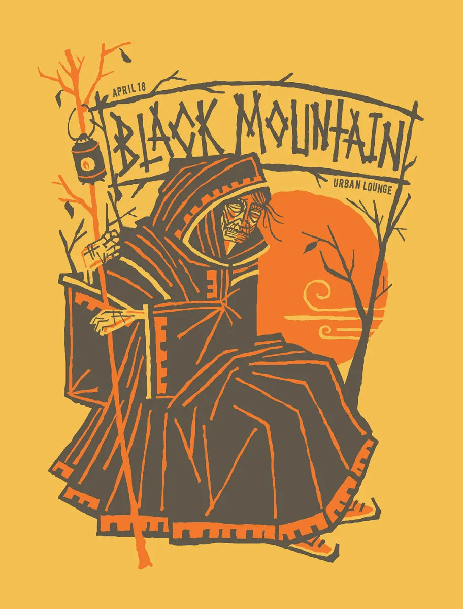 BLACK MOUNTAIN - 2013 Gig Poster – Indie Vinyl Den