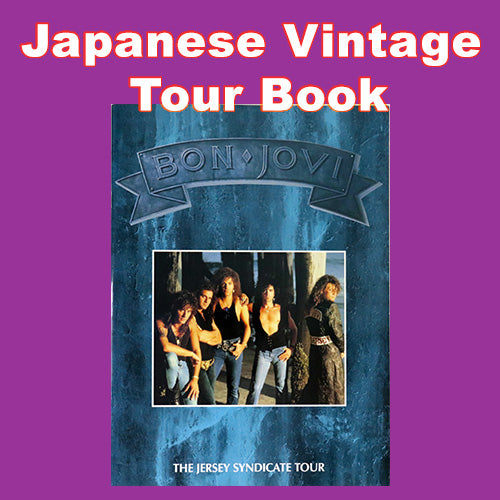 Bon Jovi Jersey Syndicate Tour 1989 - Japanese Vintage Concert Tour Book