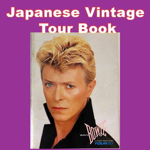 David Bowie 1983 Serious Moonlight Tour - Japanese Vintage Concert Tour Book