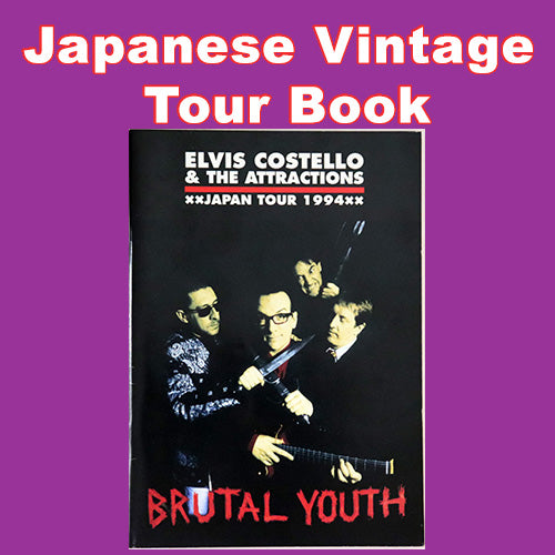 Elvis Costello & The Attractions 1994 Tour - Japanese Vintage Concert Tour Book