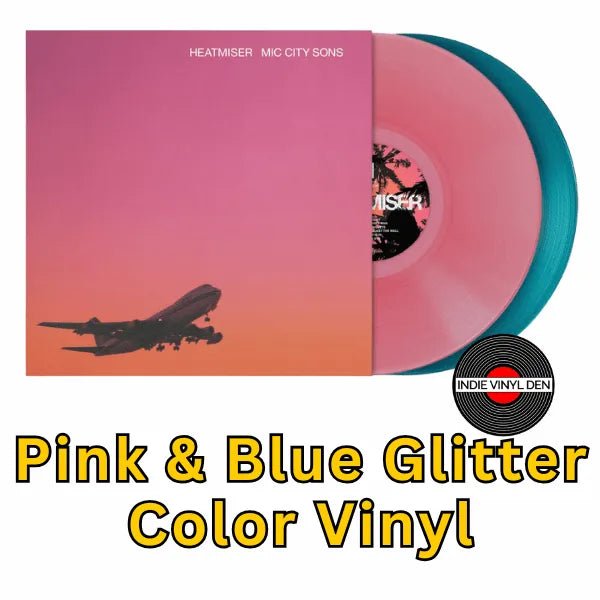 Heatmiser - Mic City Sons - Pink & Blue Glitter Color Vinyl