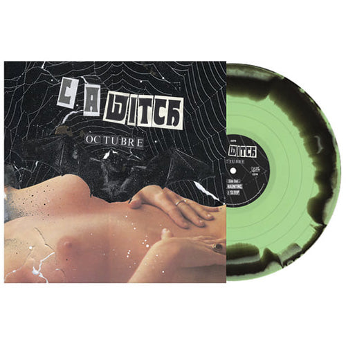 L.A. WITCH - Octubre - **Blemish Markdown** Green in Black Color Vinyl