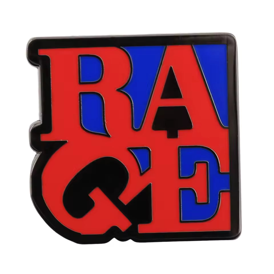 Rage Against the Machine Logo - Enamel Pin – Indie Vinyl Den