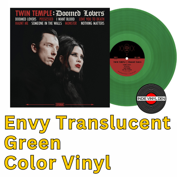Twin Temple - Doomed Lovers | Green Vinyl | IVD – Indie Vinyl Den
