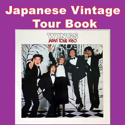 Paul McCartney & Wings 1980 Tour - Japanese Vintage Concert Tour Book