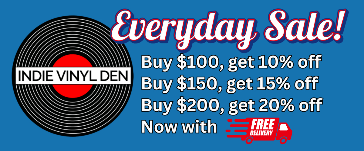 Everyday Sale Banner Indie Vinyl Den