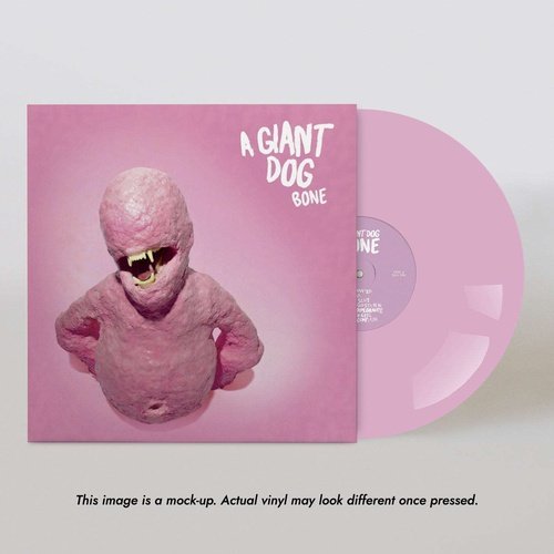 A Giant Dog - Bone (Reissue) - Pink Color Vinyl Record LP - Indie Vinyl Den