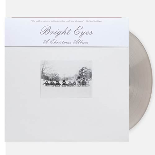 Bright Eyes - A Christmas Album - Rare Silver "Snowstorm" Color Vinyl Record - Indie Vinyl Den