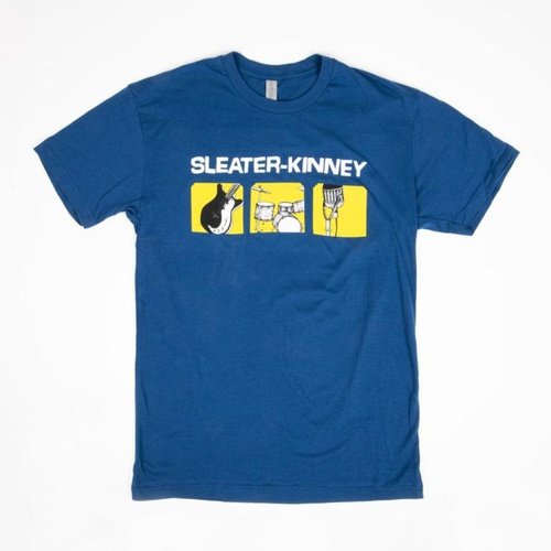 Sleater-Kinney 2014 Blue T-Shirt - Indie Vinyl Den