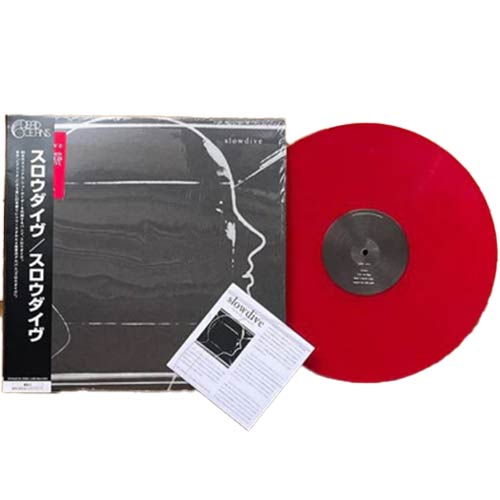 Slowdive - Slowdive - Opaque Apple Red Color Vinyl Record Japanese