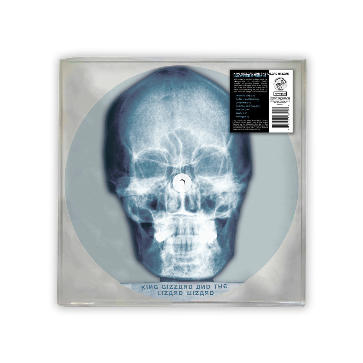 King Gizzard & The Lizard Wizard - Skull X-Ray (DELUXE) Vinyl Picture Disc.