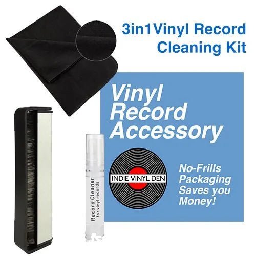 3 in 1 Vinyl Record Cleaning Kit by Indie Vinyl Den