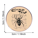 Cocteau Twins Yellow Round - Enamel Pin