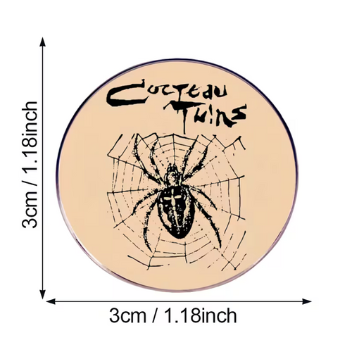 Cocteau Twins Yellow Round - Enamel Pin