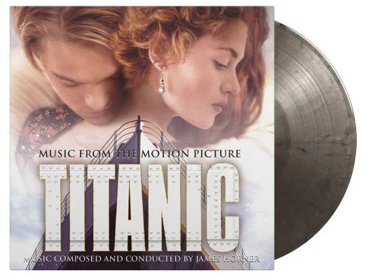 Titanic - Soundtrack (James Horner) 25th Anniversary - Silver & Black Marbled Color Vinyl Record