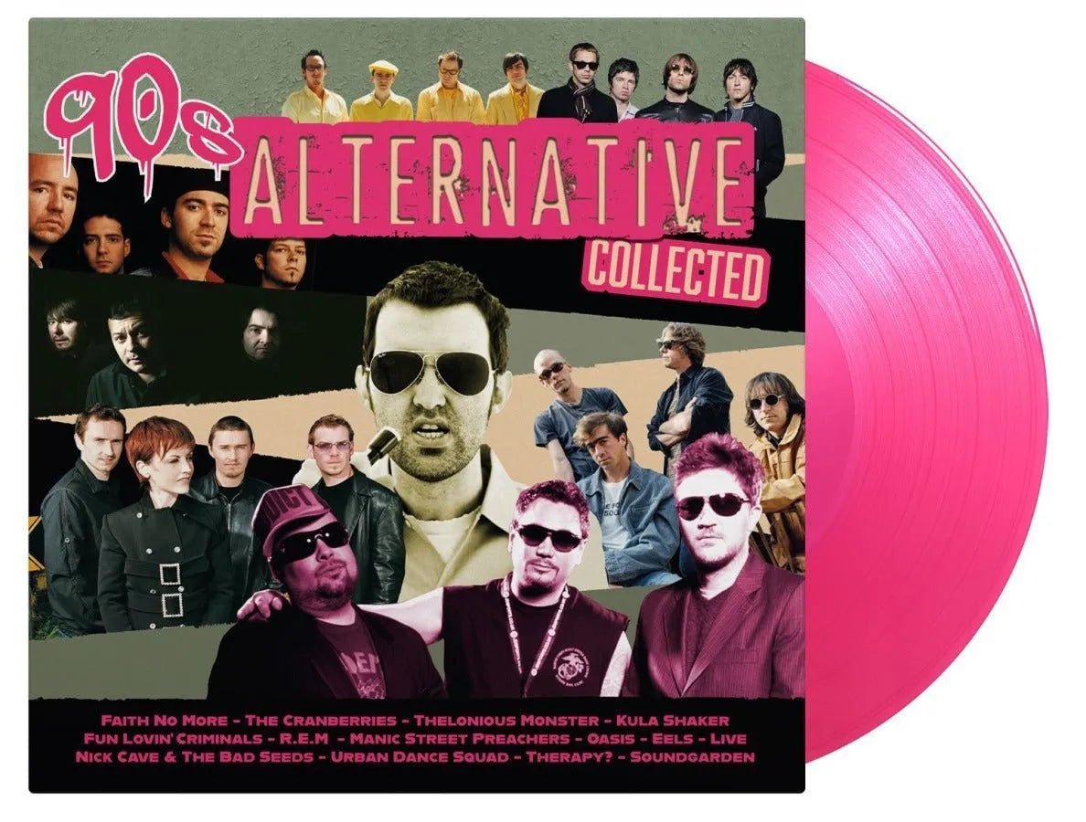 90s Alternative Collected - Various Artists - translucent magenta Color Vinyl Import 180g rockit-t-shirts.myshopify.com #Indie_Vinyl_Den#