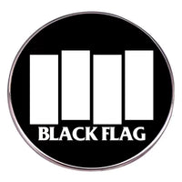 Black Flag Logo Round - Enamel Pin