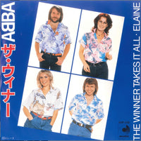 ABBA - Winner Takes It All - Japanese Vintage 7" Vinyl Single rockit-t-shirts.myshopify.com #Indie_Vinyl_Den#