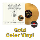 AC/DC - Flick of the Switch - Gold Color Vinyl Record 180g Import rockit-t-shirts.myshopify.com #Indie_Vinyl_Den#