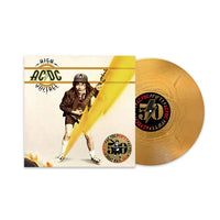 AC/DC - High Voltage (50th Anniversary) - **Blemish Markdown** Gold Color Vinyl Record rockit-t-shirts.myshopify.com #Indie_Vinyl_Den#