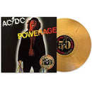 AC/DC - Powerage (50th Anniversary) Gold Color Vinyl Record rockit-t-shirts.myshopify.com #Indie_Vinyl_Den#