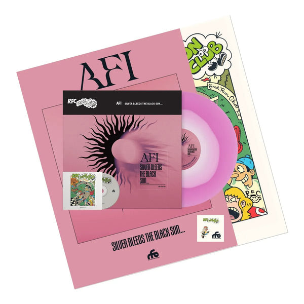 AFI  - Silver Bleeds the Black Sun... - White & Violet Color Vinyl Record