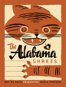 ALABAMA SHAKES - 2012 Sasquatch Festival Gig Poster rockit-t-shirts.myshopify.com #Indie_Vinyl_Den#