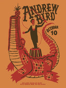ANDREW BIRD - Orlando 2012 Gig Poster rockit-t-shirts.myshopify.com #Indie_Vinyl_Den#