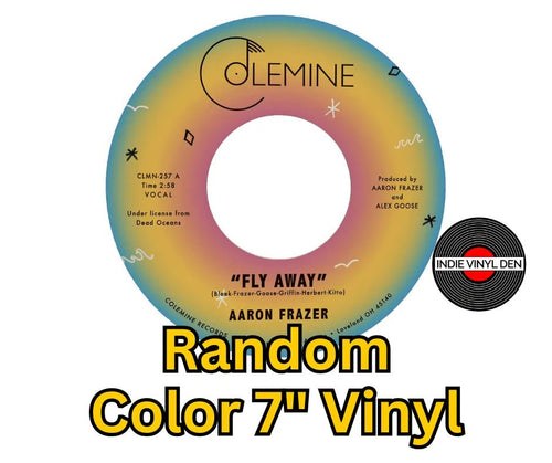 Aaron Frazer - Fly Away / Play - Random Color 7" Vinyl Record rockit-t-shirts.myshopify.com #Indie_Vinyl_Den#