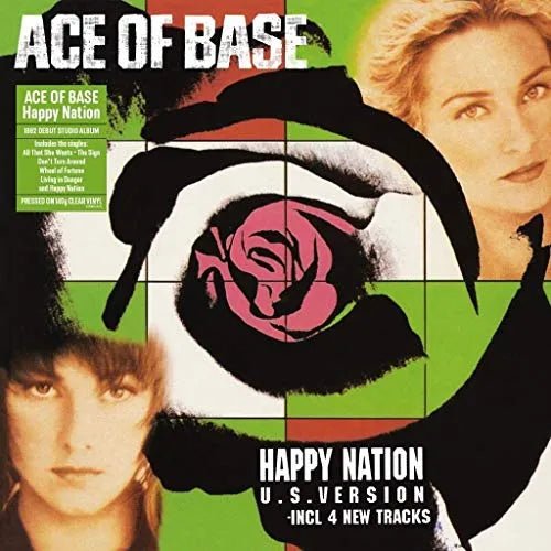 Ace of Base - Happy Nation - Clear Color Vinyl Record Import *