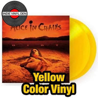Alice in Chains - Dirt: 30th Anniversary Edition - Yellow Color Vinyl Record 2LP rockit-t-shirts.myshopify.com #Indie_Vinyl_Den#