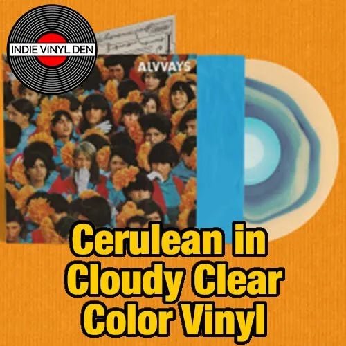 Alvvays - Alvvays (10th Anniversary) - Cerulean in Cloudy Clear Color Vinyl Record rockit-t-shirts.myshopify.com #Indie_Vinyl_Den#