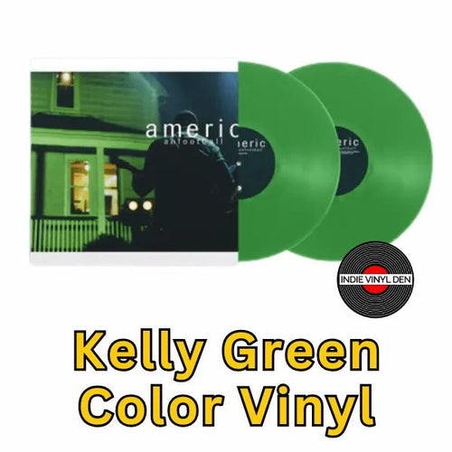 American Football - (Live in Los Angeles) - Kelly Green Color Vinyl Record [Pre-Order] rockit-t-shirts.myshopify.com #Indie_Vinyl_Den#