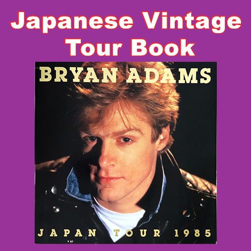 Bryan Adams 1985 Tour - Japanese Vintage Concert Tour Book