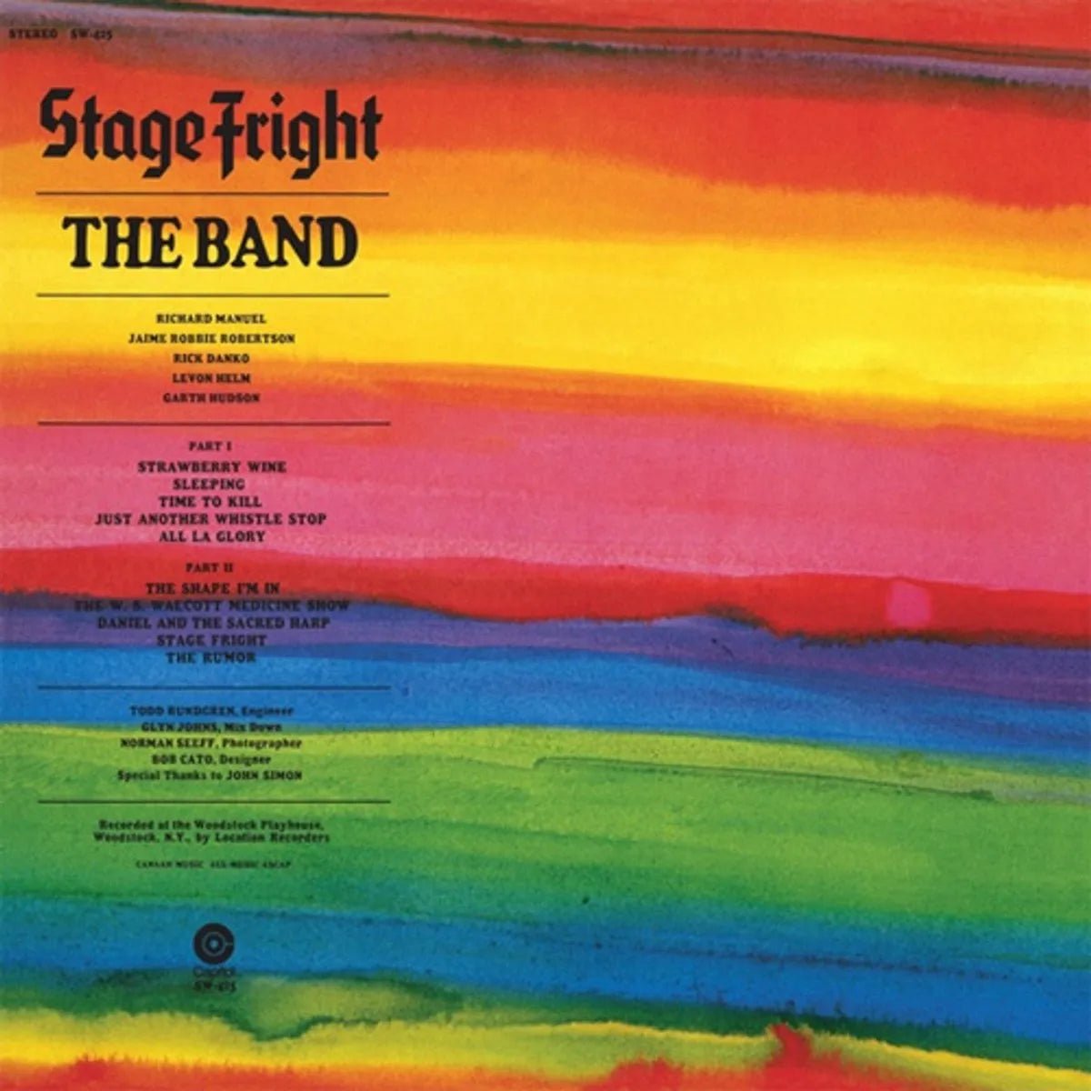 Band, The - Stage Fright - 180g Vinyl Record