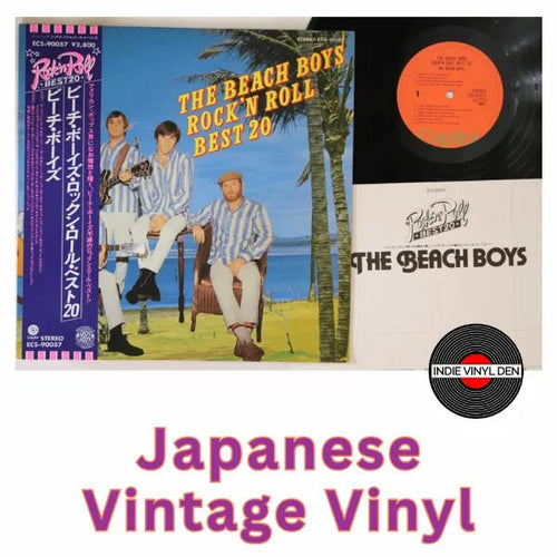 Beach Boys - Beach Boys Rock'n Roll Best 20 - Japanese Vintage Vinyl rockit-t-shirts.myshopify.com #Indie_Vinyl_Den#
