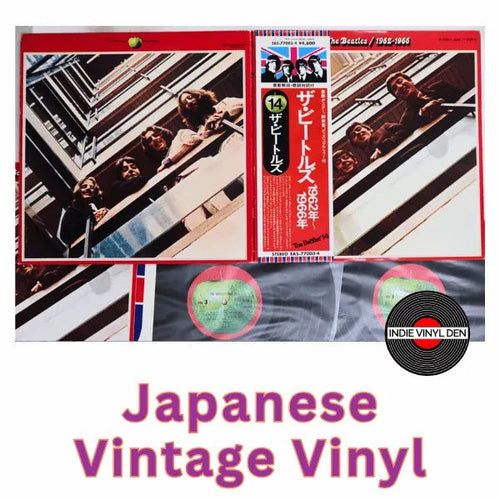 Beatles - 1962-1966 (Red Album) - Japanese Vintage Vinyl rockit-t-shirts.myshopify.com #Indie_Vinyl_Den#