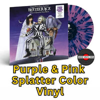 Beetlejuice - Limited Edition Purple & Pink Splatter Vinyl Record rockit-t-shirts.myshopify.com #Indie_Vinyl_Den#