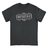 Beetlejuice Logo Black T-Shirt rockit-t-shirts.myshopify.com #Indie_Vinyl_Den#