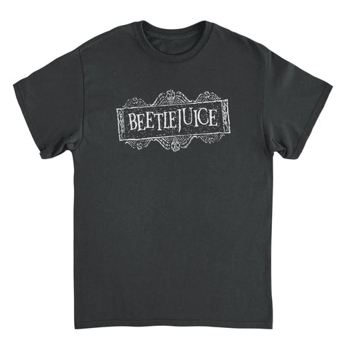 Beetlejuice Logo Black T-Shirt rockit-t-shirts.myshopify.com #Indie_Vinyl_Den#