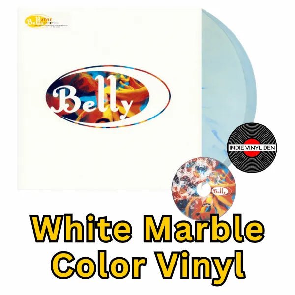 Belly - Star - White Marbled Color Vinyl Record 2LP + Bonus CD