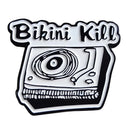 Bikini Kill Turntable - Enamel Pin rockit-t-shirts.myshopify.com #Indie_Vinyl_Den#