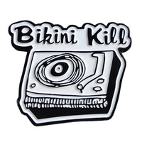 Bikini Kill Turntable - Enamel Pin rockit-t-shirts.myshopify.com #Indie_Vinyl_Den#