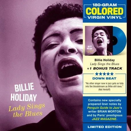 Billie Holiday - Lady Sings the Blues - Vinilo color azul 180g Importación