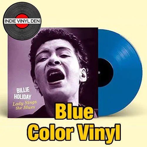 Billie Holiday - Lady Sings the Blues - Blue Color Vinyl 180g Import rockit-t-shirts.myshopify.com #Indie_Vinyl_Den#