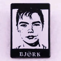Bjork - Enamel Pin rockit-t-shirts.myshopify.com #Indie_Vinyl_Den#