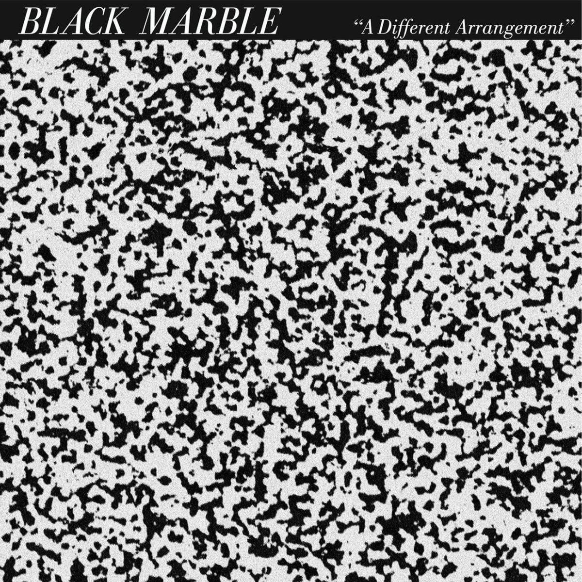 Black Marble - A Different Arrangement - Black & White Marble Color Vinyl Record - Indie Vinyl Den