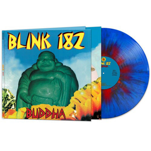 blink-182 - Buddha -  Blue & Red Splatter Color Vinyl