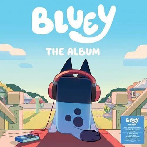 Bluey - Bluey, el álbum - Disco de vinilo de color azul