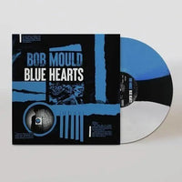 Bob Mould - Blue Hearts [Limited Peak Edition white, black, blue 3-color stripes color vinyl ] rockit-t-shirts.myshopify.com #Indie_Vinyl_Den#